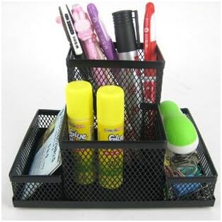 4Cases Mesh Pen Organizer Desk Sorter Room Dec Save Space