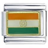 Flag Of India Italian Charms Bracelet Link