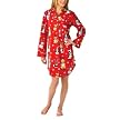 Nick & Nora&reg; Womens Flannel Sleepshirt - Red Reindogs