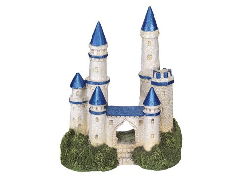 Aquarium Dekoration Aqua Ornaments \"SCHLOSS\"; L11,9 x B7,9 x H14 cm Preisvergleich