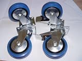 1 Satz Blue Wheels Transportrollen 125mm 200kg / Rolle Lenk/FS