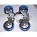 1 Satz Blue Wheels Transportrollen 125mm 200kg / Rolle Lenk/FS