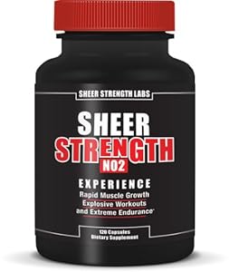 Top NO2 Nitric Oxide Booster AND L-Arginine Supplement 120 Capsules, Build Muscle Fast + Boost Performance, Build Muscle + Increase Workout Endurance, GUARANTEED Best Nitric Oxide Boost, MORE L-Arginine For MAXIMUM Muscle! 30-Day 'Thrilled Customer' Guarantee! from Sheer Strength