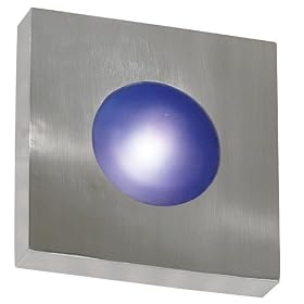 Kenroy Home 72825PA Burst Outdoor Small Square Polished Aluminum by Kenroy Home