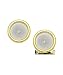 14k 2-tone Gold Cufflinks w/ Diamond