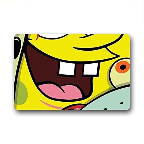 Wenglee Custom SpongeBob SquarePants Pattern Machine Washable Doormat 23.6"x15.7" about 60cm X 40cm