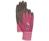 Glove L Yarn W/Rbr Plm Berry Case Pack 1...