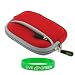 Neoprene Sleeve Case (Red) for Nikon Coolpix S70 Digital Camera Red