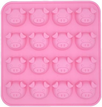 Verdant Candy Molds, Chocolate Molds, Silicone Molds, Soap Molds, Silicone Baking Molds-6pcs Cute Pig