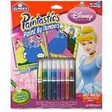 Elmer's Kids Arts and Crafts Paint By Number Princesses (Cinderella/Fairies)