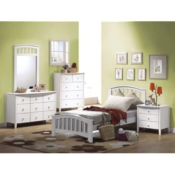 Acme 09158 San Marino Nightstand, White