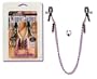 Nipple Clamps - Purple Chain