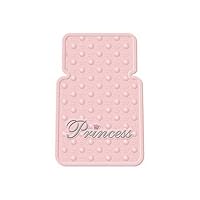 Pink Princess Front Rubber Car Floor Mats