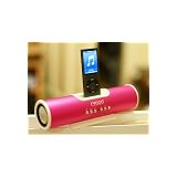 (GIFT BOXED) iPhone iPod Nano Touch Classic Charger Speaker and Docking System PINK