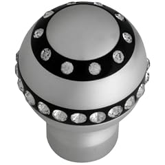 Dectane GK06CRB Schaltknauf im Crystal Style rund Schwarz