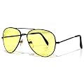 Tedd Haze Las Vegas Pilotenbrille schwarz-gelb
