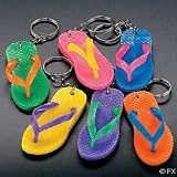 Flip Flop Key Chains (Receive 12 Per Order)