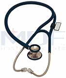 797 Classic Cardiology Stethoscope by MDF, Navy Blue