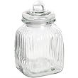 large glass flour jars