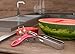 Top Quality Watermelon Slicer Corer & Server Tongs, 100% Money Back Guarantee, High Quality Italian Steel Knife for the right slice as seen on TV + FREE GIFT Julienne Peeler in a Gift Box