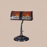 Bronze and Mica Piano Lamp