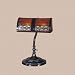 Bronze and Mica Piano Lamp