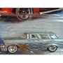 Hot Wheels Chevy Nomad '08 Real Rider Holiday Rods Series Issue '56 White Wall 1/64 Scale Collector