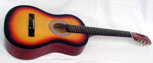 neue Kindergitarre + Tasche in sunburst