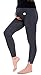 Simplicity Maternity Thick Opaque Stretch Legging Pants, Dark Grey