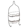 Neo Shower Caddy Bronze