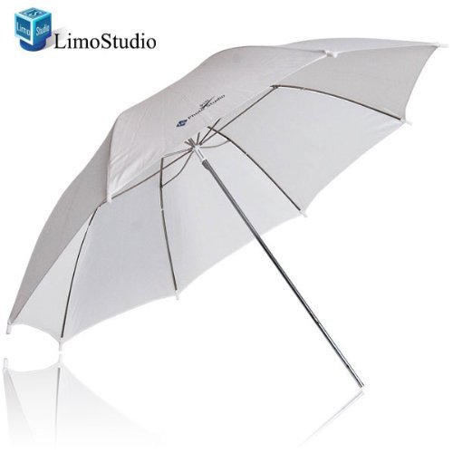Limostudio 33" white transparent photo umbrella st…