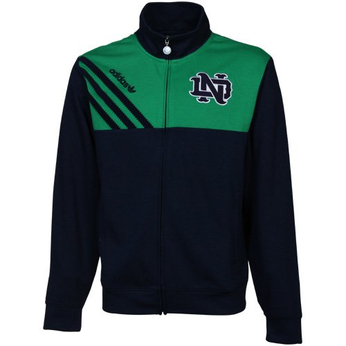Notre Dame Fighting Irish Adidas Originals Celebration Navy Track Jacket