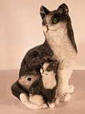 Eigenschaften JS GartenDeko e.K.  / Figur Katze mit Baby und Bewegungsmelder 