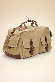 Pure Cotton Double Handle Canvas Holdall