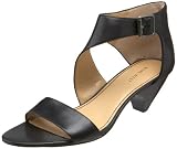 Nine West Women’s Axon Dress Sandal,Black Leather,8 M US