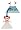 www.leseleuchte.com - Niermann-Standby 328 - Wand-Leseleuchte Clown E14 230 Volt Flexrohr 30 cm ca. 180 cm Zuleitung mit Zwischenschalter inklusive Leuchtmittel