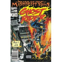 Marvel Comics Presents; Rise of the Midnight Sons; Ghost Rider # 28, Visions, Part 1 of 6, (Vol. 2, No. 28, August 1992) (Special Collectors' Item Issue; Includes Bonus Poster)