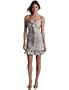 Betsey Johnson Women's Ruffled Sheath Dress,Grey,0