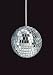 Pack of 6 Mirrored Glass Disco Ball Christmas Ornaments 2.75