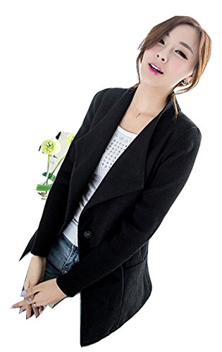 ジャケット ウール 袖リブ コート 長袖 カーディガン ニット カジュアル フェミニン エレガント 大きいサイズ アウター 通勤 OL オフィス レディース 美脚 秋物 冬物 可愛いスカーフ付き m342