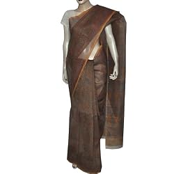 Indian Dress Sari Printed Cotton Multicolored (csari329)