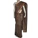 Indian Dress Sari Printed Cotton Multicolored (csari329)