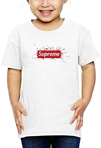 Customized Poly Cotton Comfortable Supreme Youth T-Shirt Crew Neck White