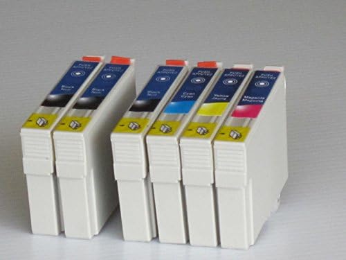 6 Pack Replacing Remanufactured Ink Cartridge for Epson 252 252XL (3 Black, 1 Cyan, 1 Magenta, 1 Yellow) Compatible With WorkForce WF-3620 WF-3640 WF-7110 WF-7610 WF-7620 WorkForce Pro WF-5190 WF-5620 WF-5690 Printer