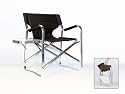 "GREAT GIFT" "GRAND DADDY" DECK CHAIR WITH SIDE TABLE AND CUP HOLDER- PADDED WATER RESISTANT FABRIC - 2 YEARS WARRANTY -LOGOS PLACEMENT AVAILABLE-HEAVY-DUTY STYLE