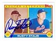 Rusty Staub autographed baseball card (New York Mets - Houston Colt 45's) 1983 Topps #741 Super Veteran