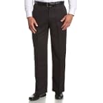 Savane Men's Deep Dye Microfiber Flat Front Gaberdine Pant