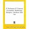 A Dictionary of Classical Antiquities, Mythology, Religion, Literature & Art (Paperback)