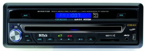 Boss Audio BV9975B Bluetooth Enabled In-Dash DVD/MP3/CD AM/FM Receiver With 7