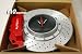 AutoArt RACING BRAKE DISC. CLOCK (RED CALIPER / SILVER CENTRE)